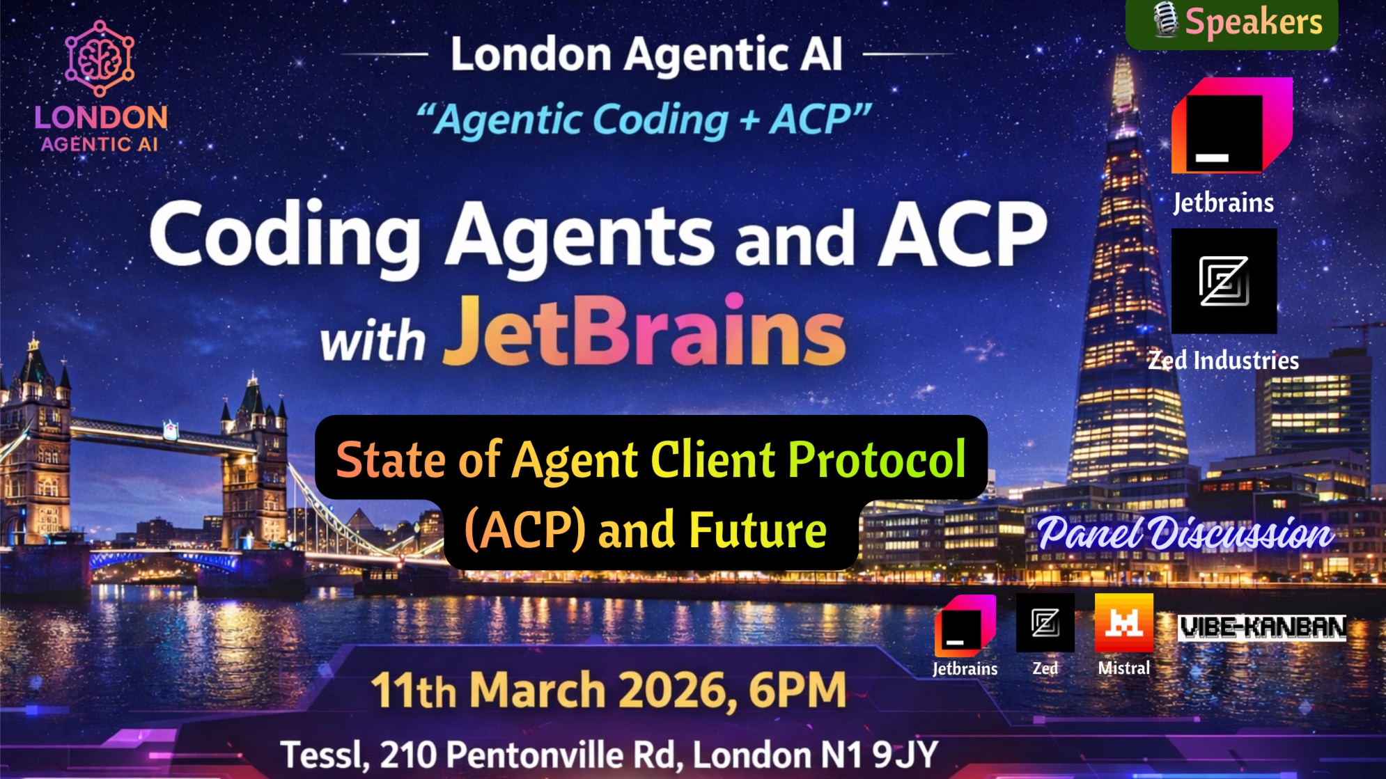 Coding Agents and ACP with JetBrains event artwork