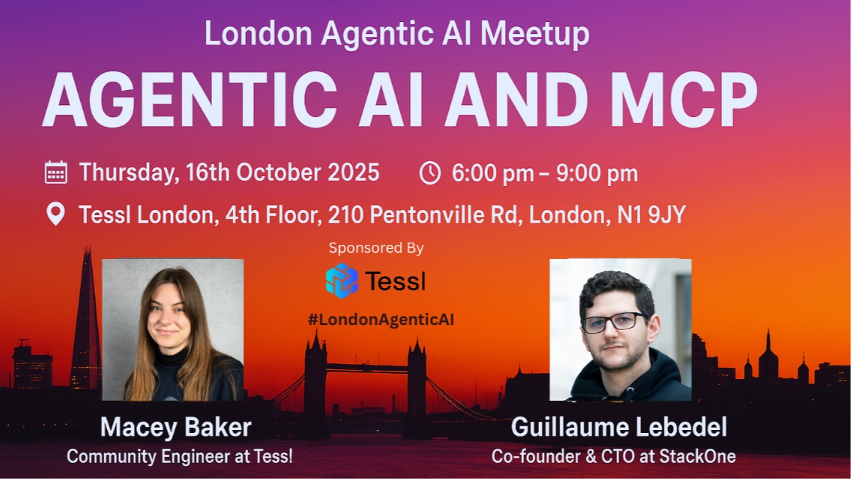 Agentic AI and Model Context Protocol (MCP) event artwork